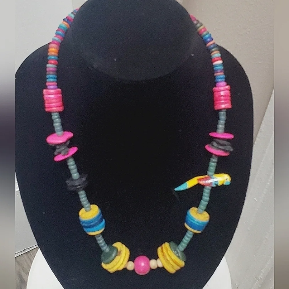 Multicolor Vacation Beaded Necklace. 🌴
